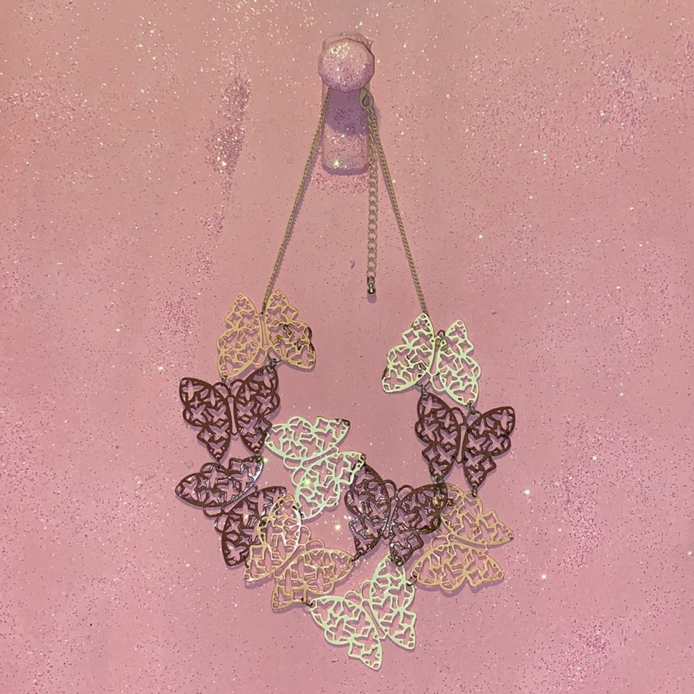 Flight of Butterflies Necklace